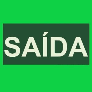 Placa de Sinalização S12 30 x 15 REF - 1119