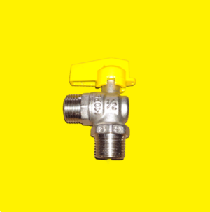 Valvula esfera 1/2 para gás macho x macho LL1518 REF - 1169