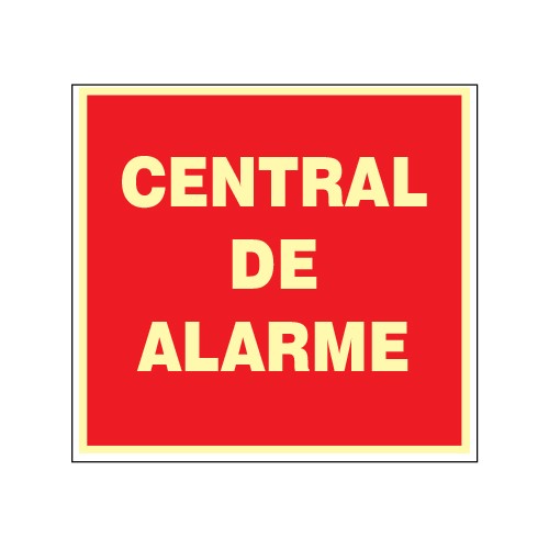 Placa de sinalização central de alarme 20 x 20 REF - 1691 - Imagem 2