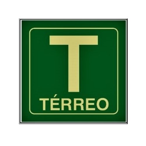 Placa de sinalização s17 térreo 15 x 15 REF - 1123 - Imagem 2