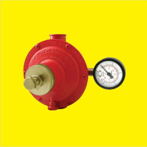Regulador Para  gás  30KG com manometro REF- 2208