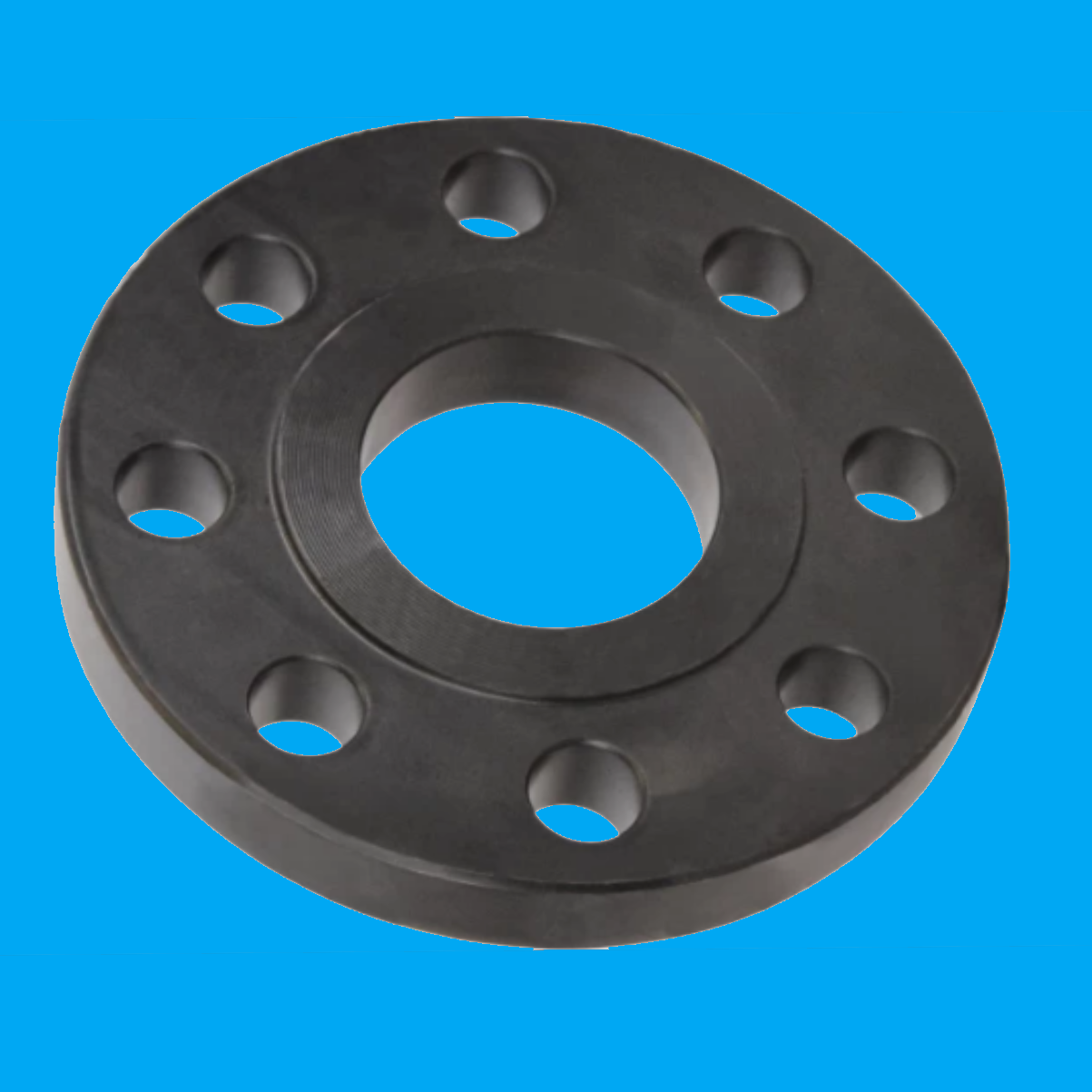 Flange liso RF 150LBS 2.1/2" 4 furos com rosca BSP espessura 19 mm REF- 2090 - Imagem 2