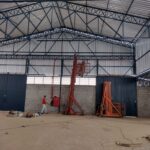 equipamento utilizado pela triamom para instalação da tubulação de combate de incêndio