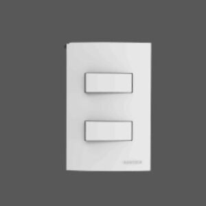 Conjunto de 2 interruptores simples 10Ax  250v 4 x 2 BR ATR REF - 2029