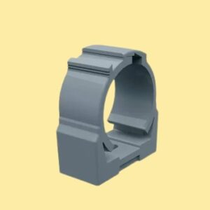 Abraçadeira PVC 1/2" cinza  REF - 107