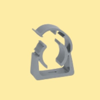 Abraçadeira PVC 1/2" 3/4 cinza REF - 1262