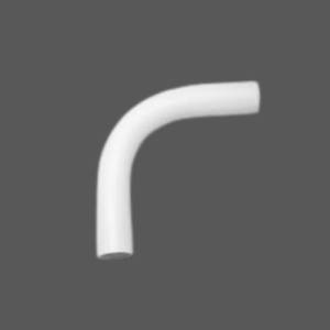 Curva 90 PVC lisa 1/2" REF - 1429