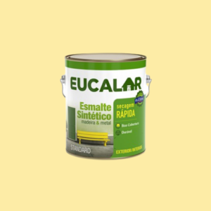 Tinta esmalte sintético eucalar 3,6L  AMARELO REF- 1646