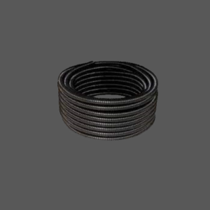 Conduite  flexivel 3/4 reforçado preto rolo 25 metros REF- 1521