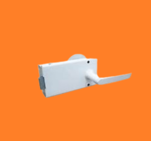 FECHADURA SOBREPOR BRANCA P/ PORTA CORTA FOGO  IND REF - 3319