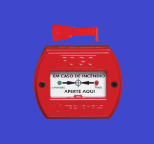 ACIONADOR MANUAL PARA ALARME DE INCENDIO END IP20 SAF REF - 3358